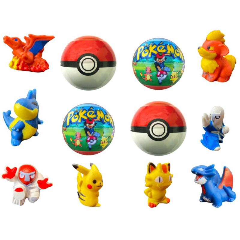 Brinquedo Pokemon Go na Pokebola. Kit Festa e Lembrancinha. Novo e Lacrado.  - Escorrega o Preço