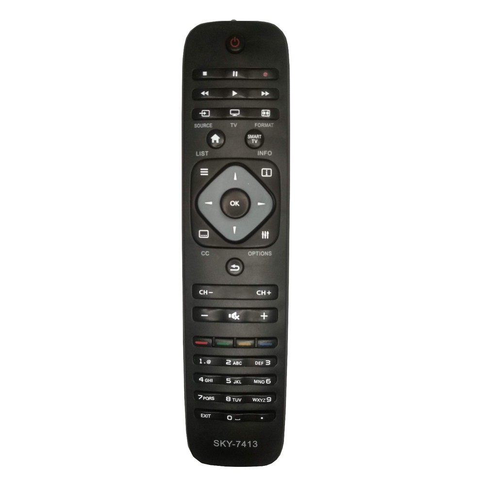 Telecomando Di Ricambio BRC0984501 Compatibile Con TV Philips Serie 7900, Con Tasti Scelta Rapida Per Netflix, YouTube E Rakuten TV, Nessuna Programmazione Necessaria