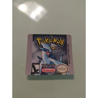 Label para jogos pokémon game boy
