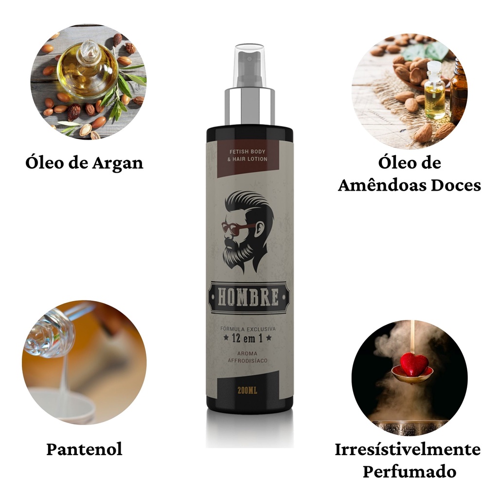 Creme Hidratante Masculino Cheiroso Fórmula Exclusiva Hombre | Shopee ...
