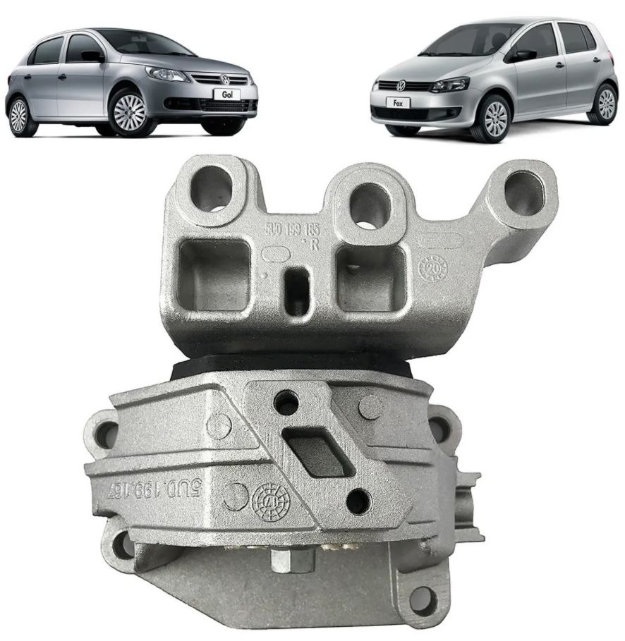 Coxim Motor Lado Direito Com Suporte Original Gol G5 G6 Fox | Shopee Brasil