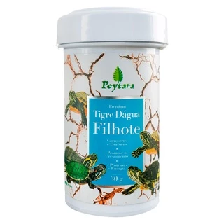 Raçao Tartaruga Filhotes Tigre dagua 30g Poytara