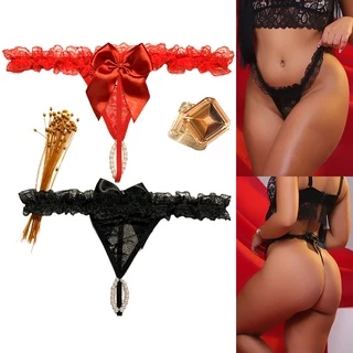 Calcinha Tailandesa Rendada Lingerie Sexy Pérolas Estimulantes Sex Shop