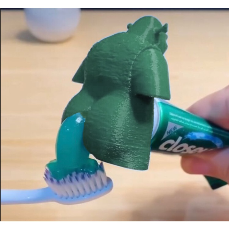 Tampa pasta de Dente Shrek