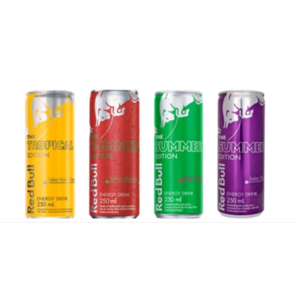 Energético Red Bull Energy Drink Summer Edition 250ml Shopee Brasil