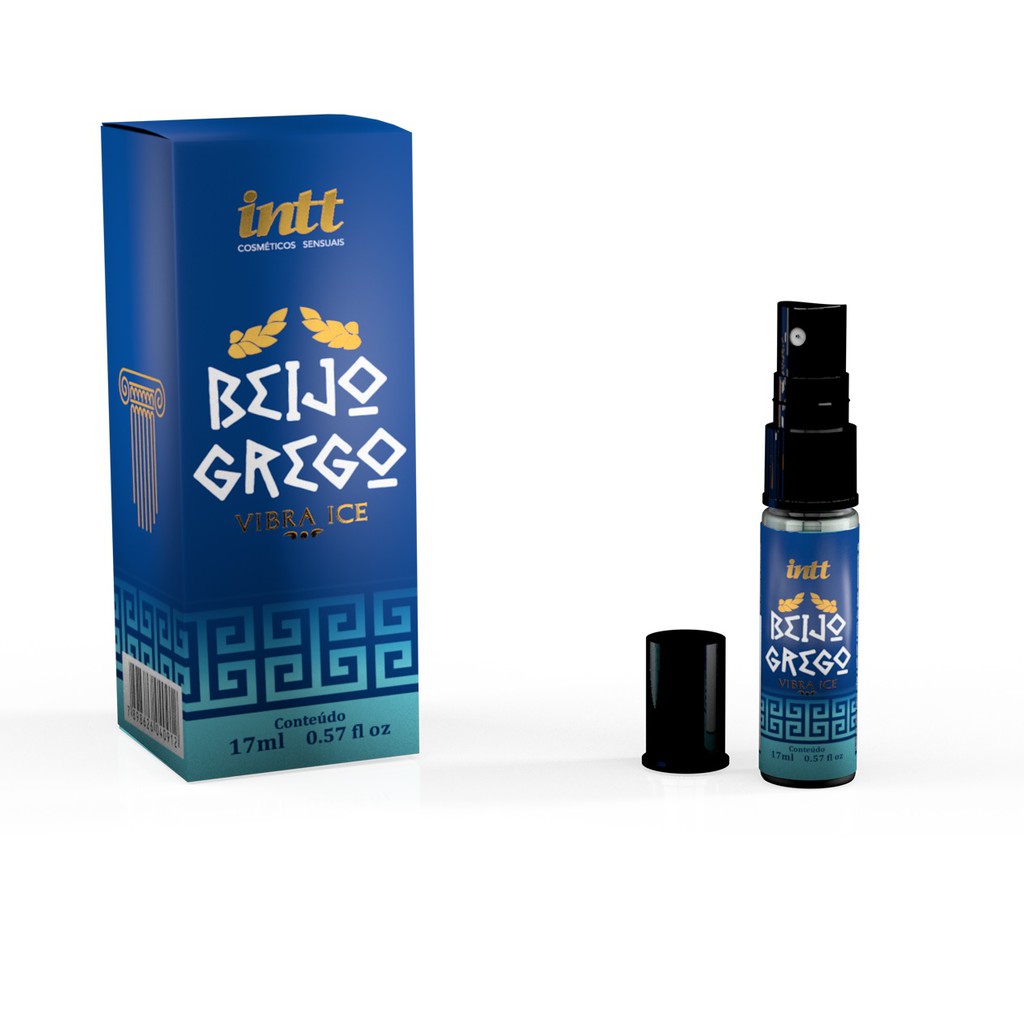 Beijo Grego Gel Beijável Anal Vibra Ice Menta 17Ml Intt