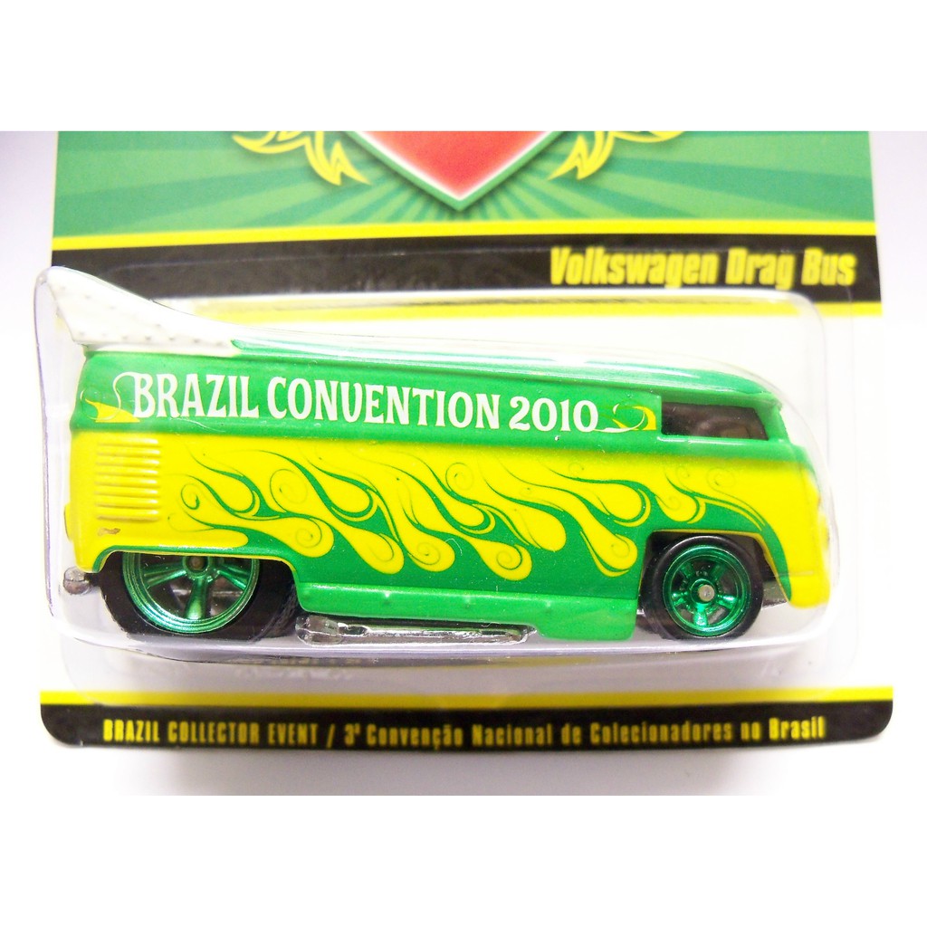Volkswagen VW Kombi Drag Bus Hotwheels Hot Wheels Brazil Exclusiva