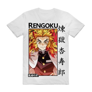 Camisa Camiseta Anime Demon Slayer Hashira Fogo Rengoku