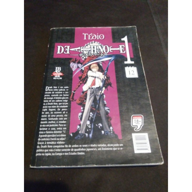 Mangá Death Note Volume 01
