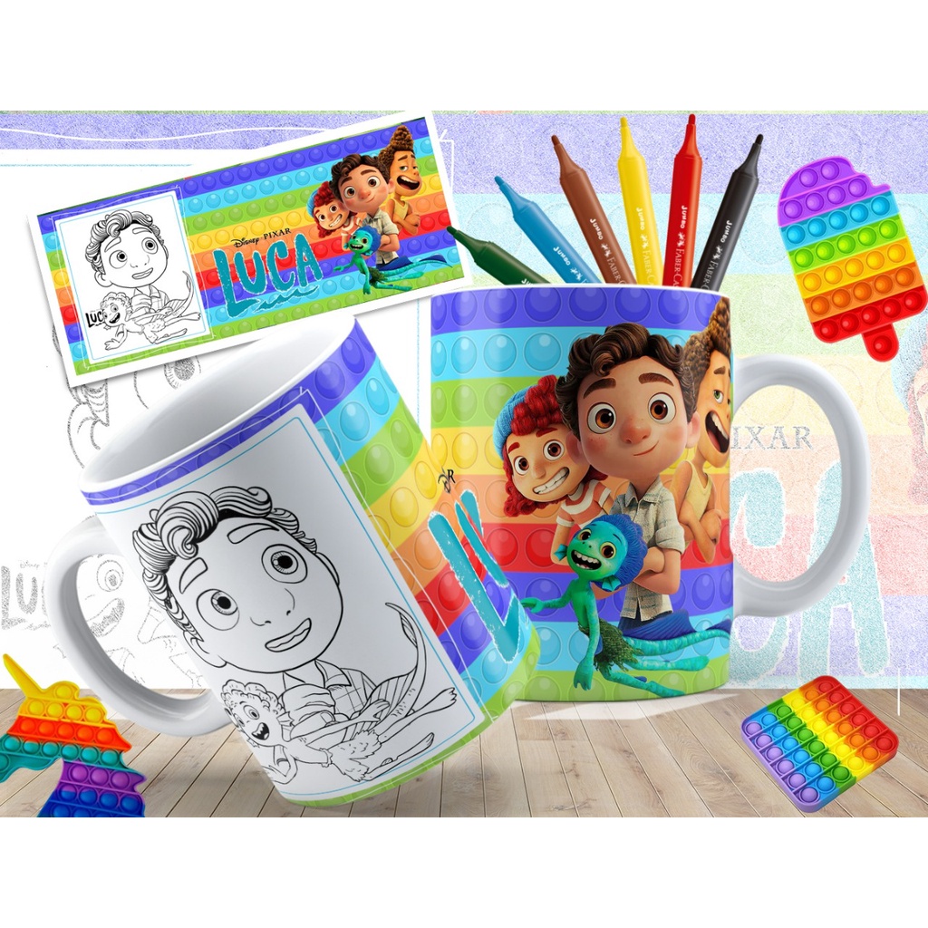 Luca – Disney – Imagens para Colorir