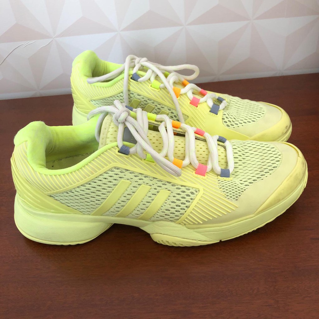 Tênis Adidas Barricade Stella McCartney ORIGINAL Tamanho 37 ASMC 2015 -  Verde Limão