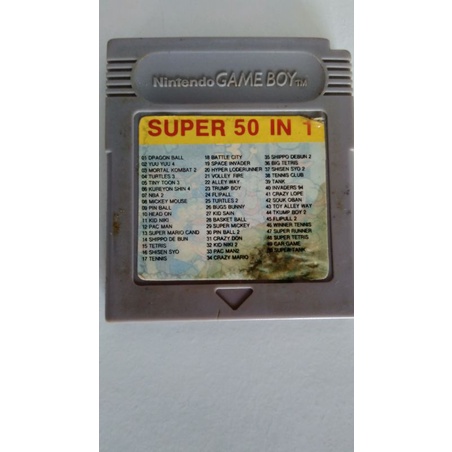 Jogo Game Boy Color 50 in 1 / GBC GBA | Shopee Brasil