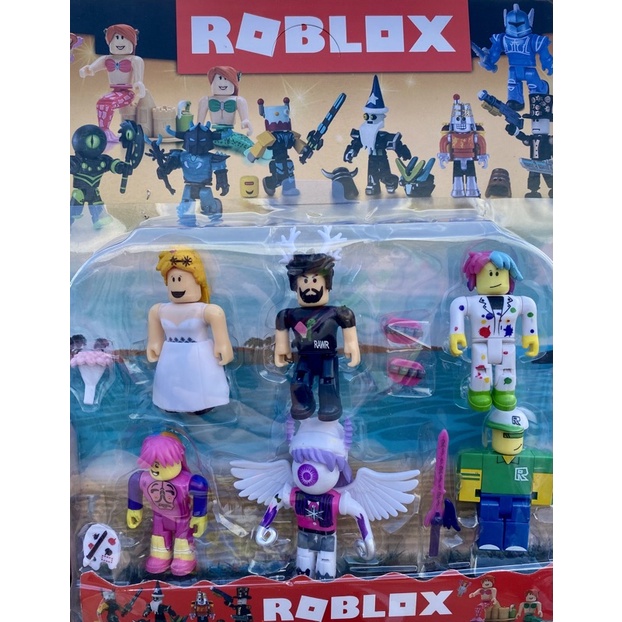 Cartela Roblox 12 Personagens E Construção