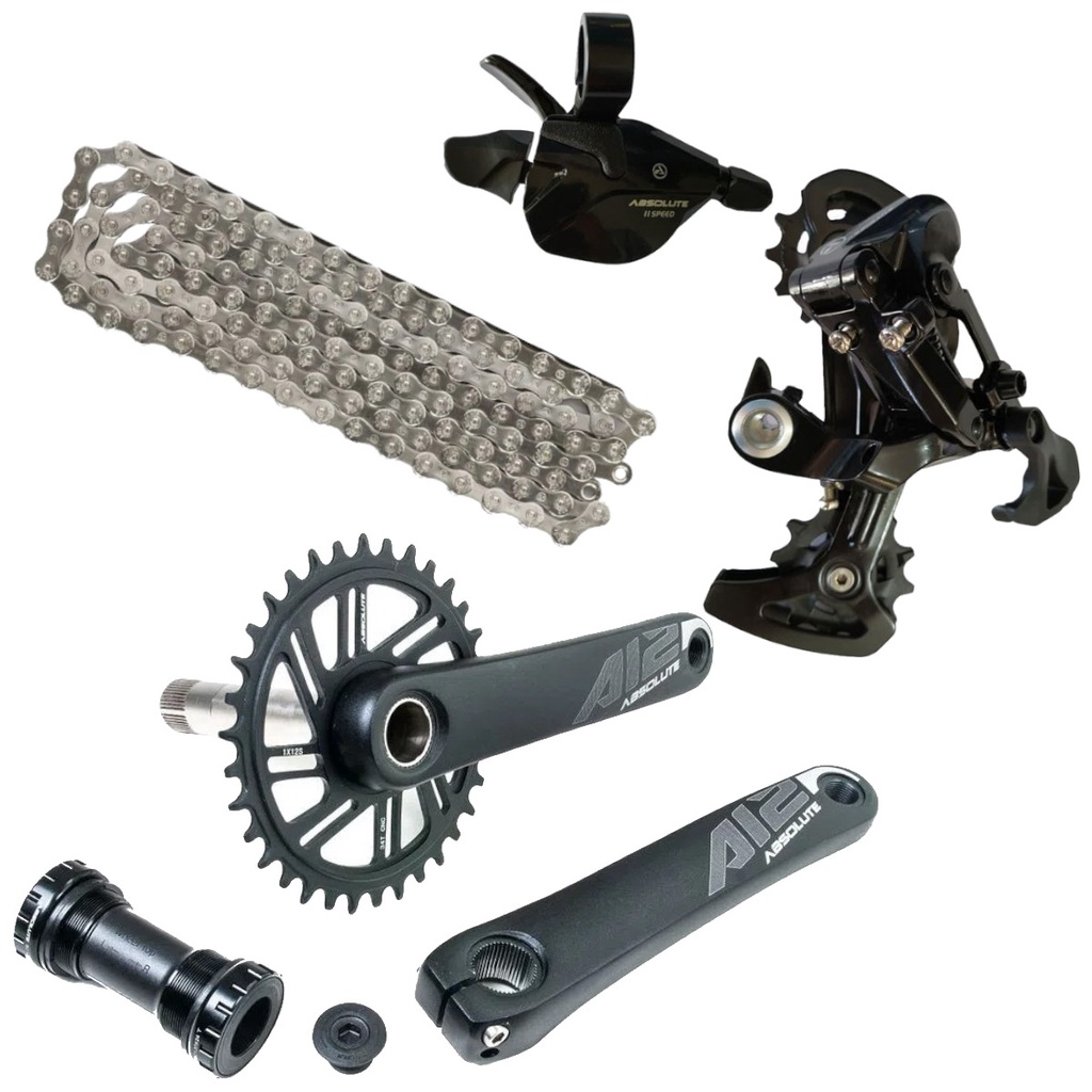自転車本体 absolute BLACK pulleys 12TXX1 Bicicleta Absolute 12v | Mercado Livre