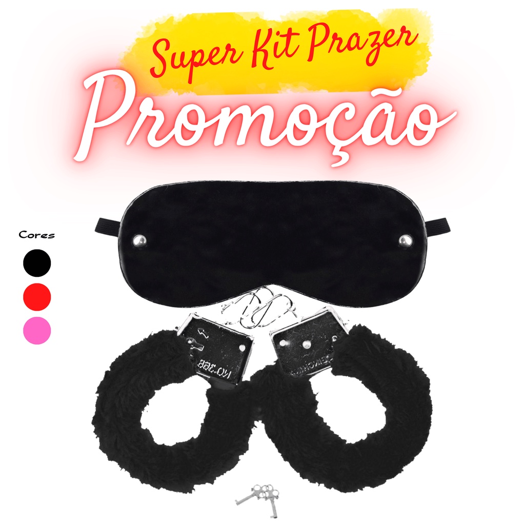 Kit Algemas Sexual Pelucia Máscara Venda Tapa Olhos Sex Produltos Adultos Sexy Shop Shopee 7452