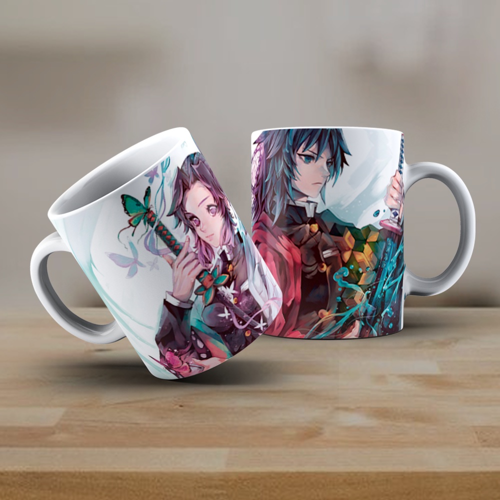 caneca demon slayer, hashira, kimetsu no yaiba - Gato Mestre