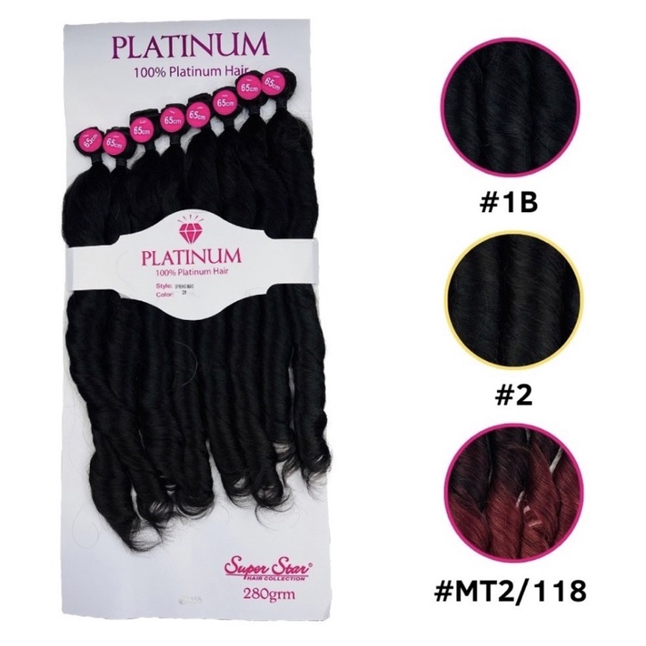 Cabelo Platinum 100 Human Hair spring max 280gr