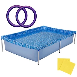 Piscina com Armação 1000 Litros + 2 Flutuadores MOR em Oferta na Shopee