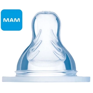 Bico Mamadeira MAM N3 4+ meses Fluxo Rápido Original Silicone Unitário Alimentação Bebê