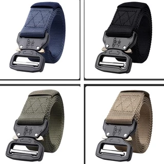 Homens Cinto Tático Militar Ao Ar Livre De Segurança Quick Connect Fivela De Nylon Casual Rocha Escalada