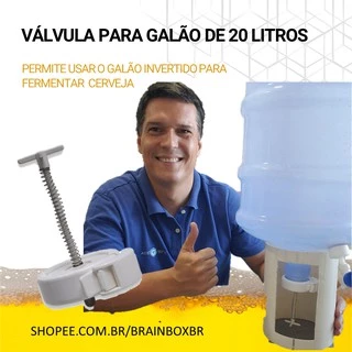 Valvula para galão de 20 litros