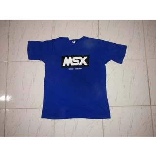 Camiseta azul boot MSX
