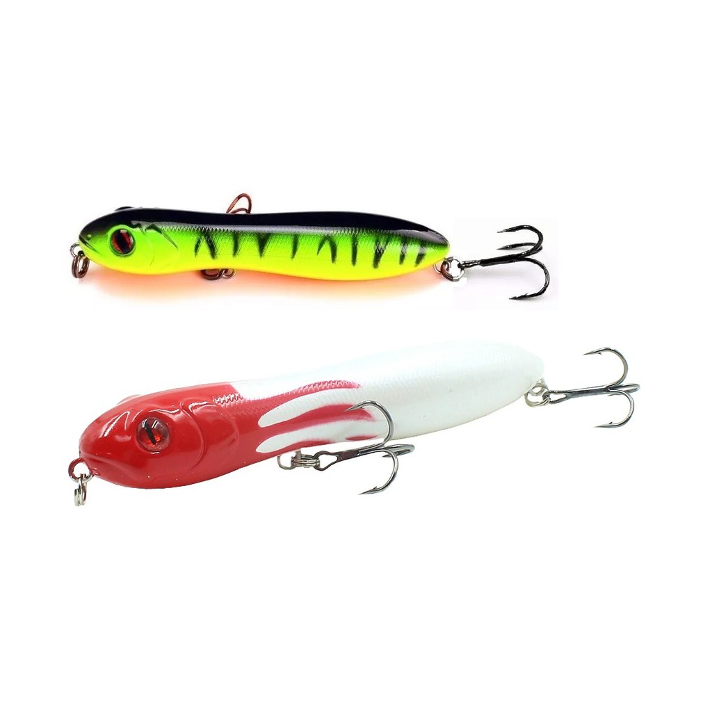 Kit 2 Isca Artificial Zara Tipo Hammer 10cm-16g Superfície!