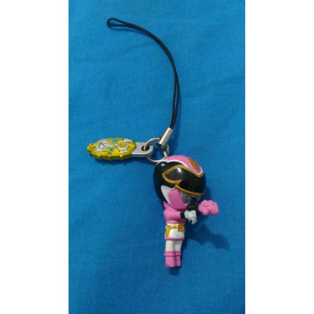 Goseiger Gosei Pink Chaveiro Strap Boneco Figura Bandai