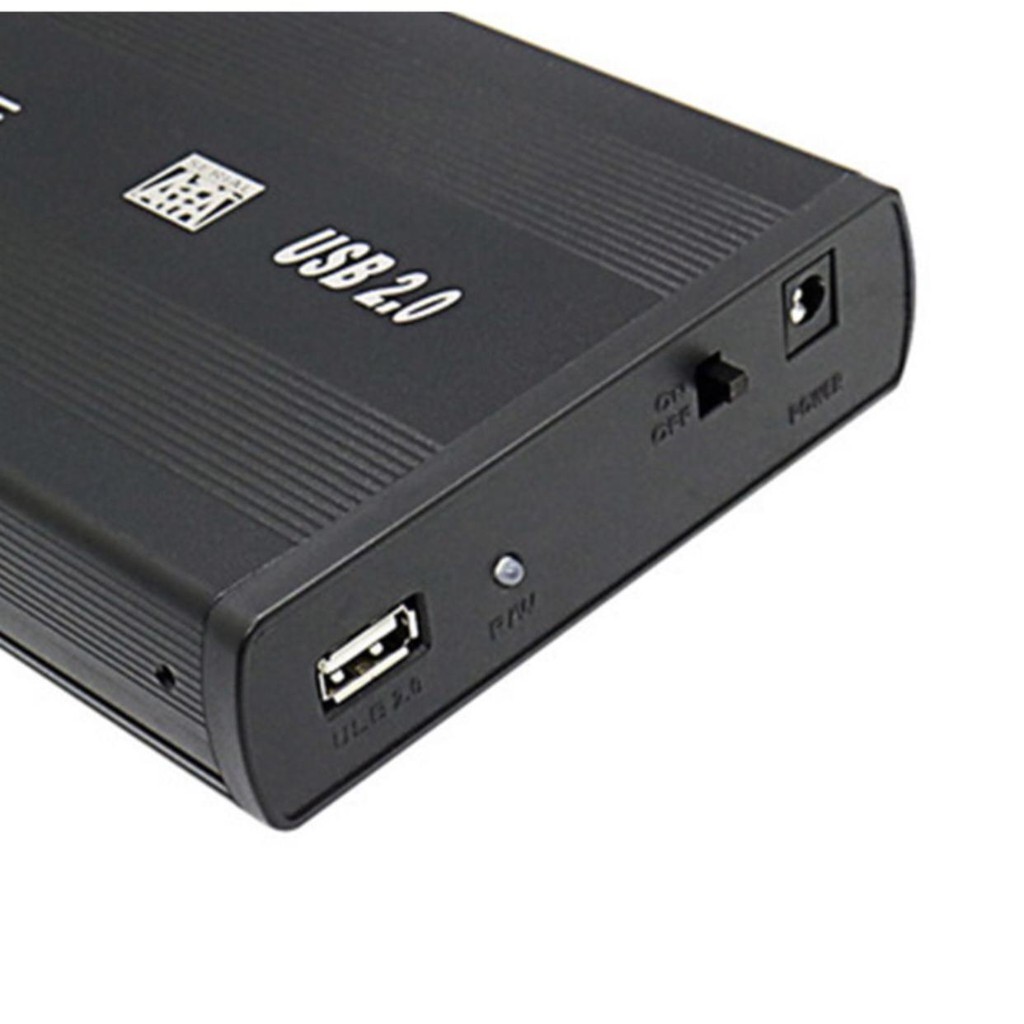 Case 3 5 para hd externo computador usb 2 0 pc desktop escorrega o pre o