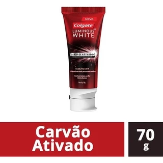 Creme Dental Colgate Luminous White Carvao Ativado 70G