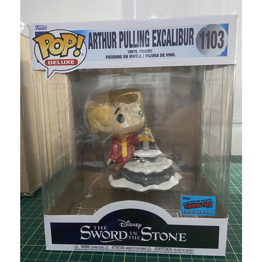 Funko Pop! Arthur Pulling Excalibur - The Sword in the Stone - 1103 ...