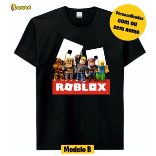 Camiseta Roblox Personalizada com NOME - Festa de Aniversário Infantil  #Zlprint