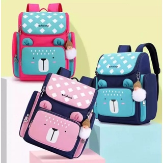 Mochila Escolar Anr Panda Girls