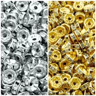 Rondelli de Strass - 8mm - Variações em Oferta na Shopee