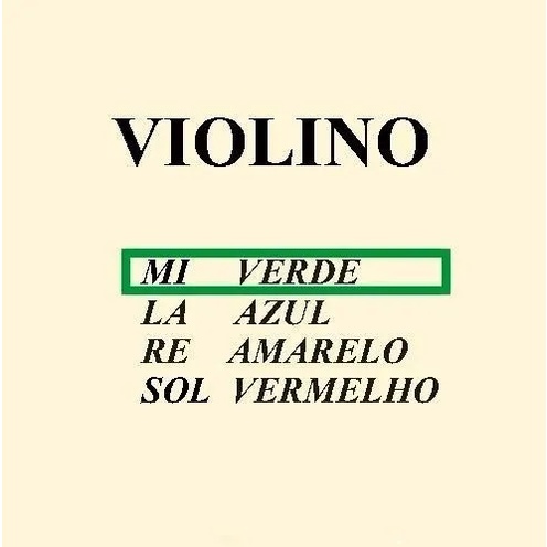 Corda MI para Violino -Mauro Calixto