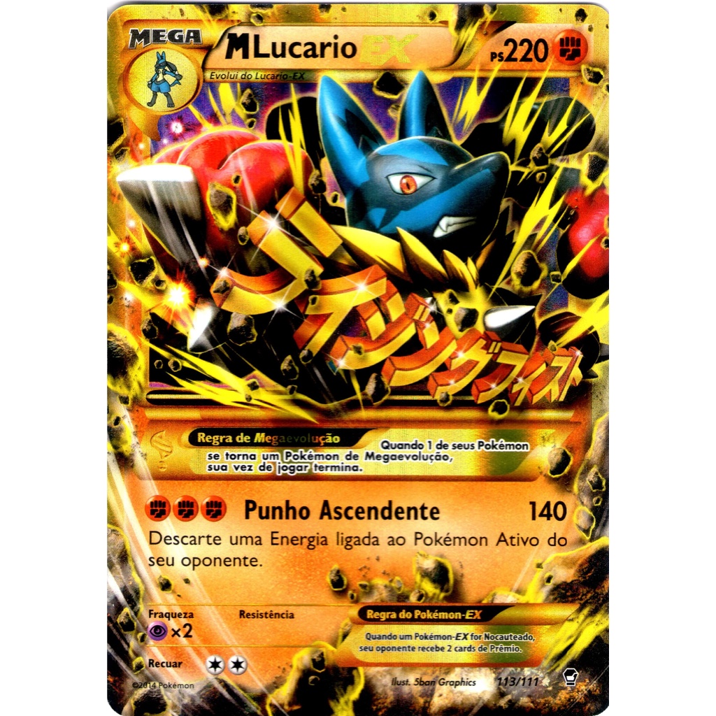 carta pokemon mega lucario｜Pesquisa do TikTok