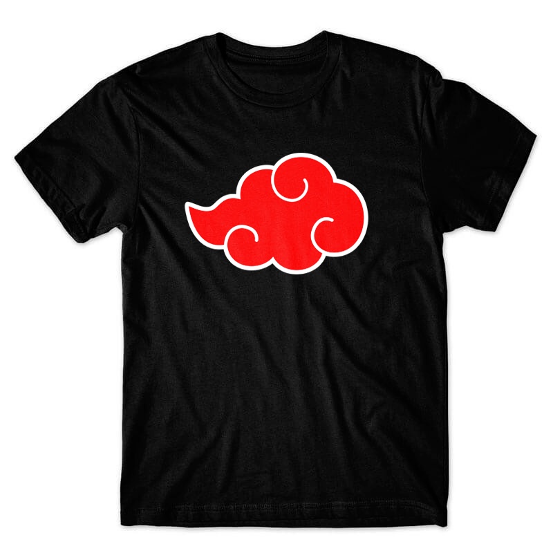Camiseta Vermelha - Nuvem Akatsuki