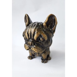 Urna Buldog Francês Pet Box para Cinzas Animais De Estimação