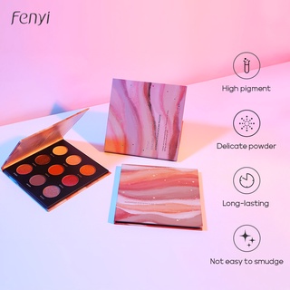 Fenyi 9 Cores Paleta De Pigmento Brilhante De Sombra Matte Eyeshadow Maquiagem De Olhos