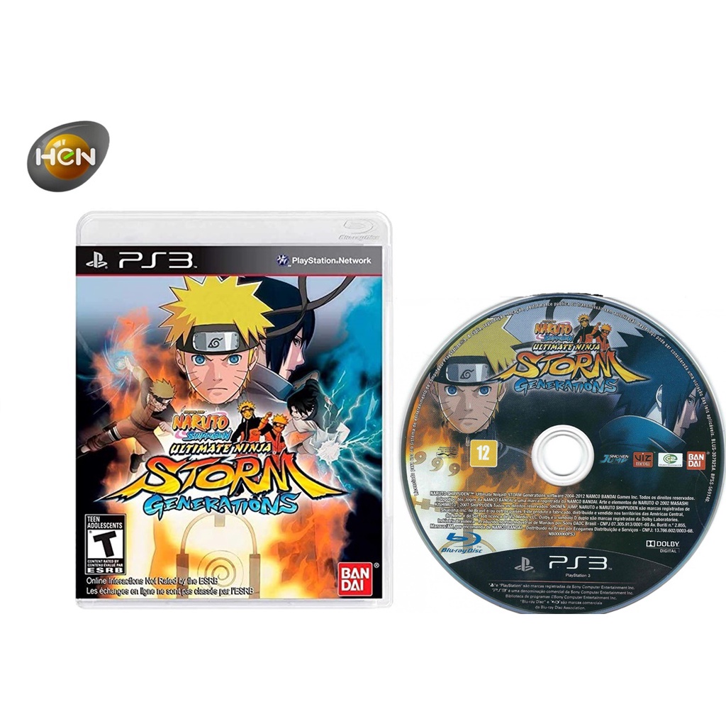 Jogo PS3 Naruto Shippud:Ultimate Ninja Storm Generations