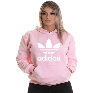 Blusa de frio da best sale adidas rosa