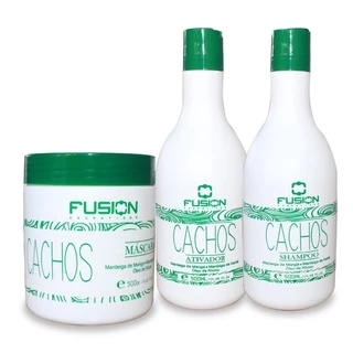 Kit Formador e Manutenção Dos Cachos 3 Passos 500ml Shampoo - Ativador - Máscara