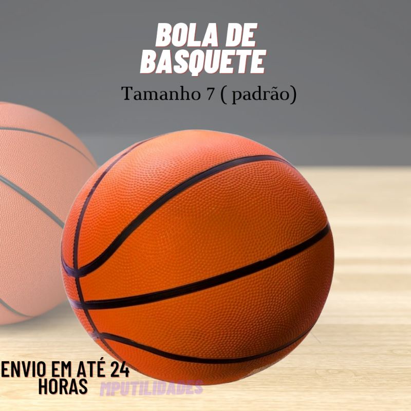 Bola De Basquete Basketball Tamanho Padrão 7 Ótima Qualidade