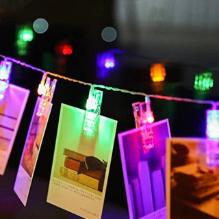 20 Prendedores Cordão 4 M Varal Pregador Luminoso Para Foto em Oferta na Shopee