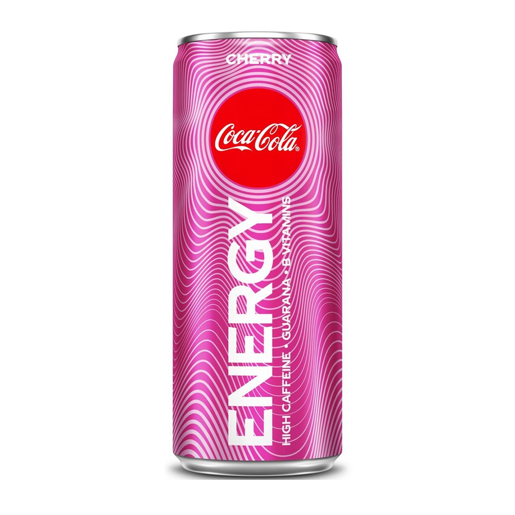 Coca Cola Energy Cherry/Energética De Cereja Importada Da Inglaterra Refrigerante Com Delicioso Sabor Único E Indescritível Só Tomando Para Saber