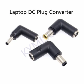 Laptop Adaptador De Energia Ângulo Plug 7.4x5.0mm 4.5x3.0 7.9x5.5 Fêmea Para 7.9x5.5mm Jack Macho HP/DELL/Lenovo
