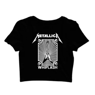 CROPPED classica banda rock metalica Rock Roll Style