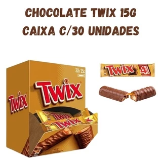 Chocolate Twix Original 18 Unidades de 40g em Promoção na