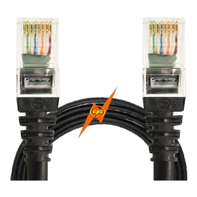 Cabo Rede Utp Giga Rj45 Cat6 De 2 Metros Preto Cabos Patch C | Shopee ...