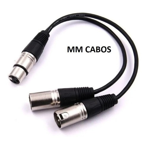 Cabo Y Xlr Femea 2xlr Macho 1m | Shopee Brasil Cabo Y Xlr Femea 2xlr Macho 1m | Shopee Brasil